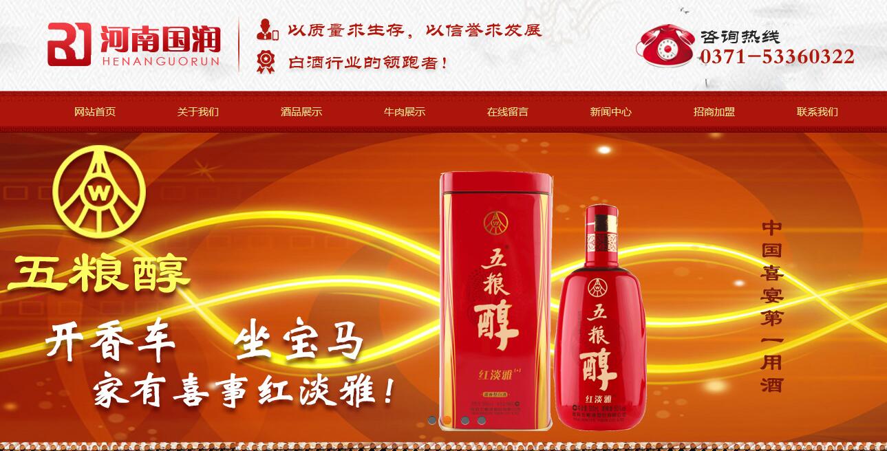河南国润企业管理咨询有限公司与顺飞合作网站建设